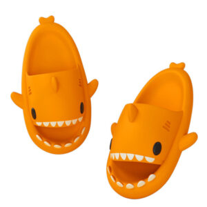 New Fashion Unisex Soft EVA Sandals Summer Beach Home Bathroom Kids Women Men Shark Slide Slippers