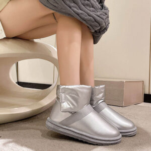 Custom Winter Fashion Snow Boots Women Outdoor Warm Waterproof Snow Shoes