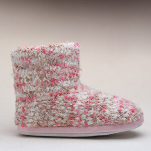 Popular Hot Sale Colorful Knit Upper Warm Anti-slip Ladies Winter Indoor Boots