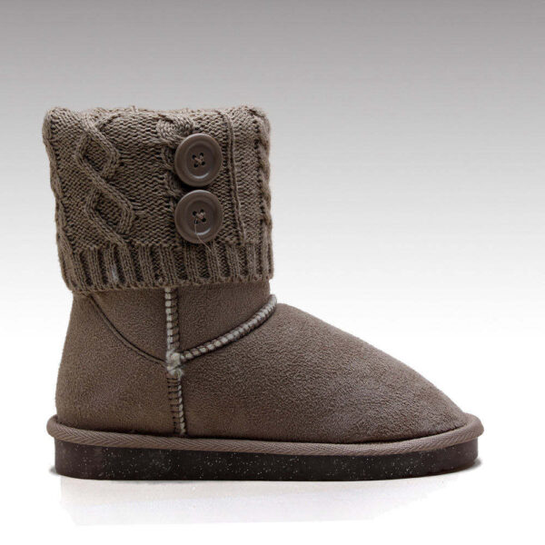 Trendy LED Sole Knitting Upper Custom Logo Warm Outdoor Kids Snow Boots - Image 2
