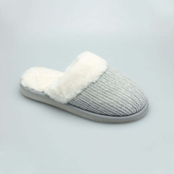 Women House Slippers Suede Memory Foam Non-slip Sole - Image 2