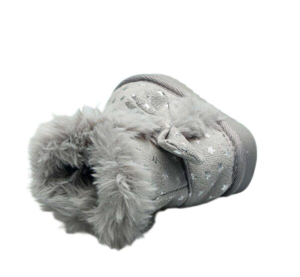 Wholesale Cheap Bow Style Glitter Printing Cute Warm Winter Little Girls Kids Snow Boot - Image 2