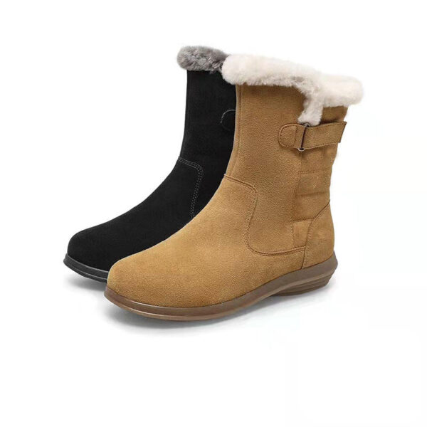 High Quality Warm Women Snow Boots Classic Mid-calf Popular Shoes - Image 2