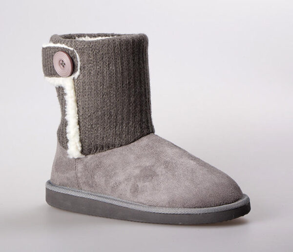 Winter Lady Home Bedroom Indoor House Warm Furry Fur Platform Cotton Boots Slipper - Image 2