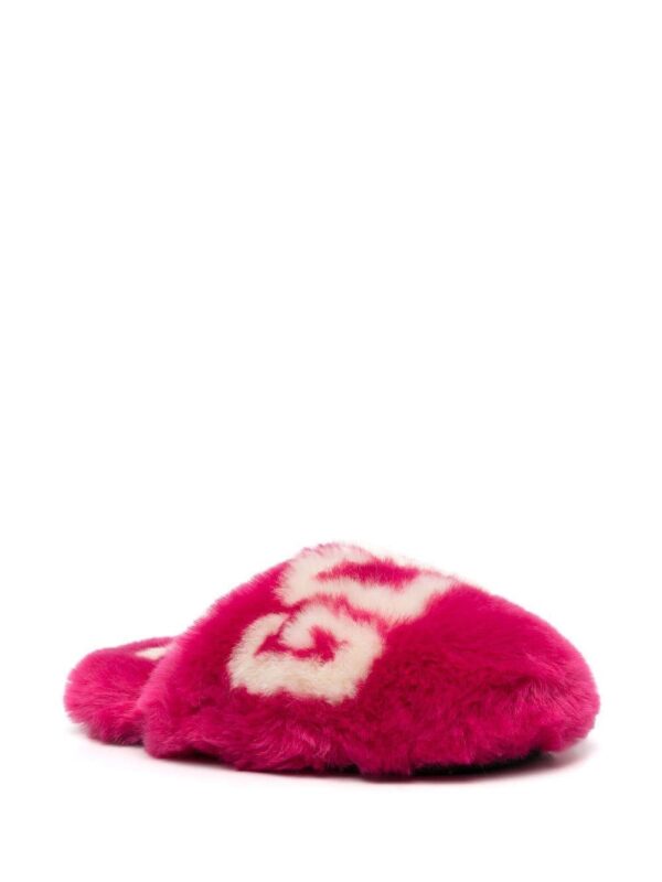 2022 Custom Logo Fur Slipper Faux Fur Slipper Home Indoor Slipper for Woman - Image 3