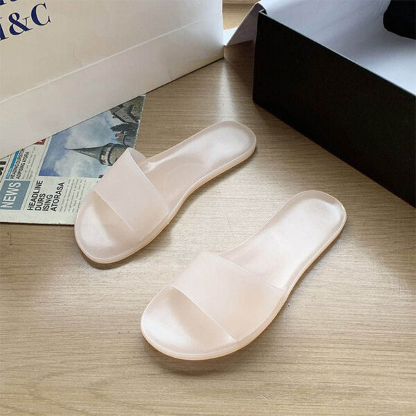 Good Price Design Outdoor Indoor Summer PVC Lady Fashion Jelly Slipper - Image 3