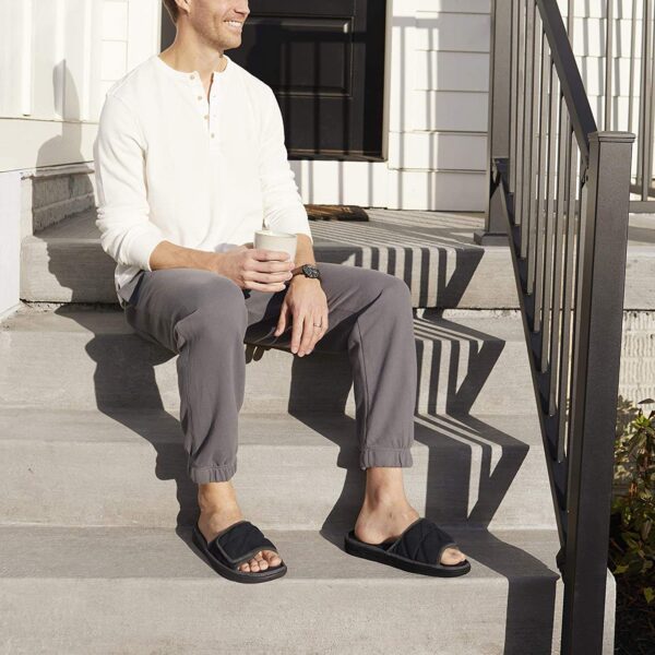 Men for Young Fashion Cute Snug Platform Rubber Cotton Plush Fluffy House slippers - Image 3