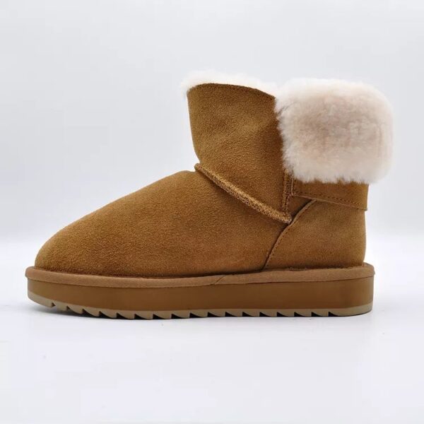 High Quality Winter Shoes Antislip Faux Fur Snow Boots Sexy Hairy Women Snow Boots - Image 3