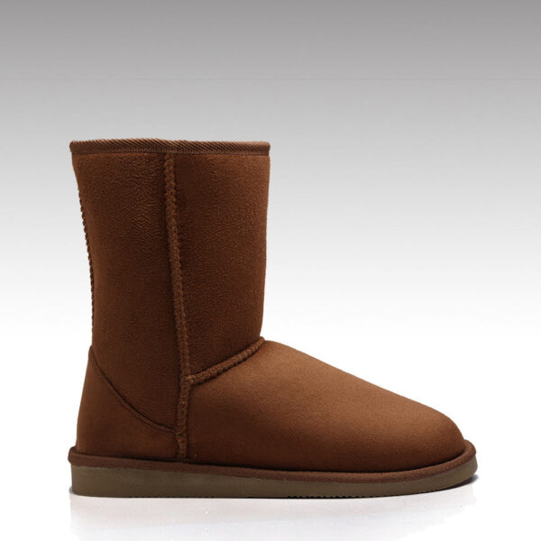 High Quality Fashion Micro Suede Upper Winter Anti-slip Warm Outdoor Women Snow Boots - Image 3