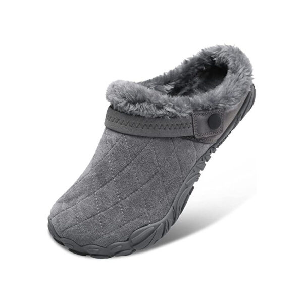 Womens Mens Furry Slides House Slippers Fuzzy Fluffy Bedroom Cozy Memory Foam Clogs Slippers - Image 4