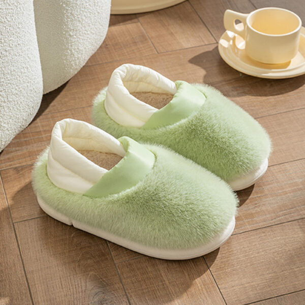 New Fashion Trend Soft Comfortable Casual Warm Plush Winter House Indoor slippers for Lady Women - Image 4