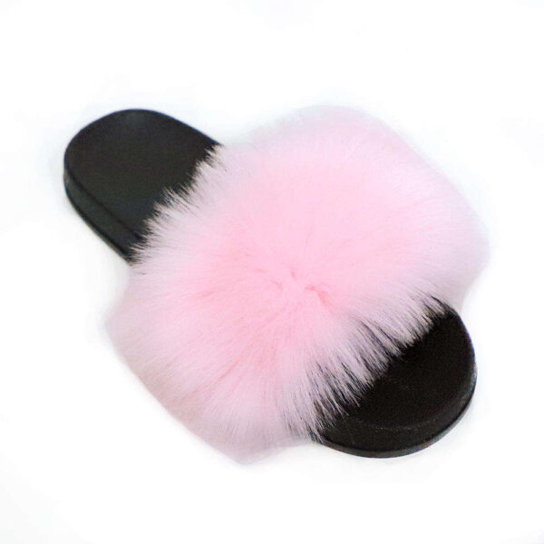China Supplier High Quality Spring Summer Fur slippers Fluffy for Lady - Image 4
