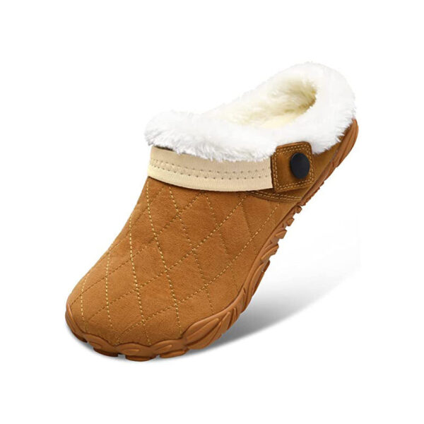 Womens Mens Furry Slides House Slippers Fuzzy Fluffy Bedroom Cozy Memory Foam Clogs Slippers - Image 5