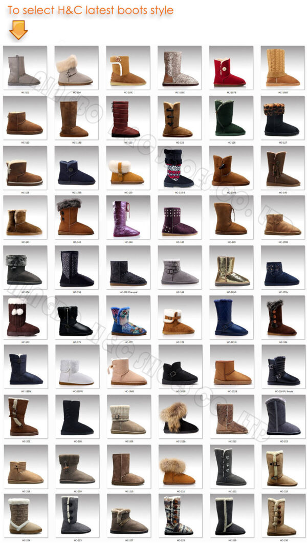 HC-158 Bailey Button Triplet Elastic-band Closures Classic Fashionable Winter Ladies Boots - Image 5