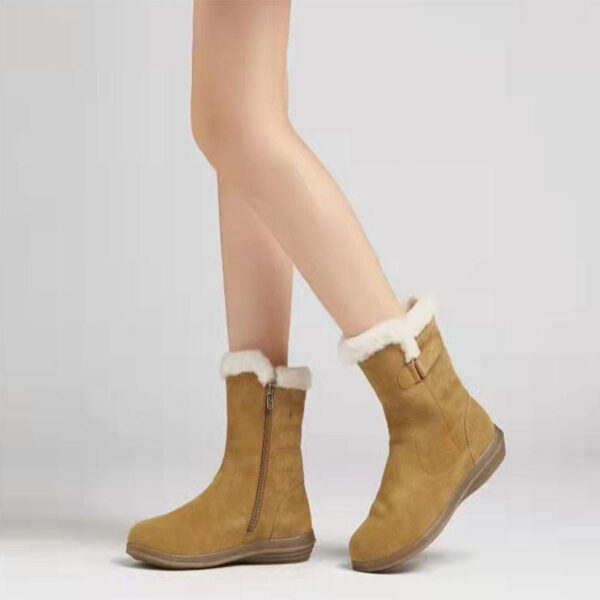 High Quality Warm Women Snow Boots Classic Mid-calf Popular Shoes - Image 5