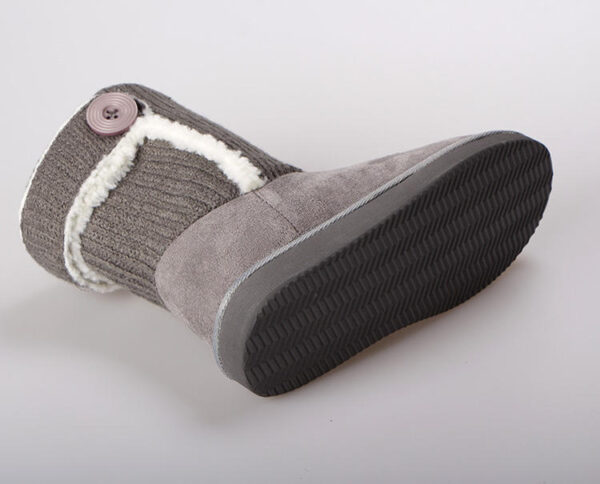 Winter Lady Home Bedroom Indoor House Warm Furry Fur Platform Cotton Boots Slipper - Image 5