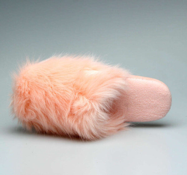 2022 Fashion Cute Home Fur Snug Cotton Fluffy Plush slippers for Young - Image 5
