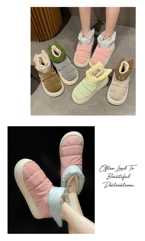 Hot Sale Warm Imitated Fur Snow Boots Home Bedroom Women Boots for Women - Image 6