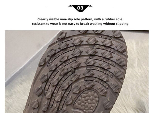 New Waterproof Fur Snow Boots Warm Snow Shoes Low Tube Female Cotton Shoes for Women - Image 6
