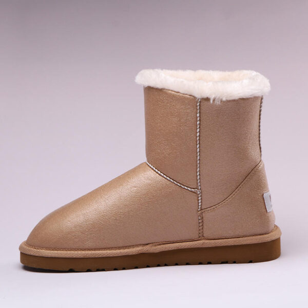 Lady Winter House Indoor Bedroom Warm Furry Fur Women Bootie Platform Snow Boots - Image 6