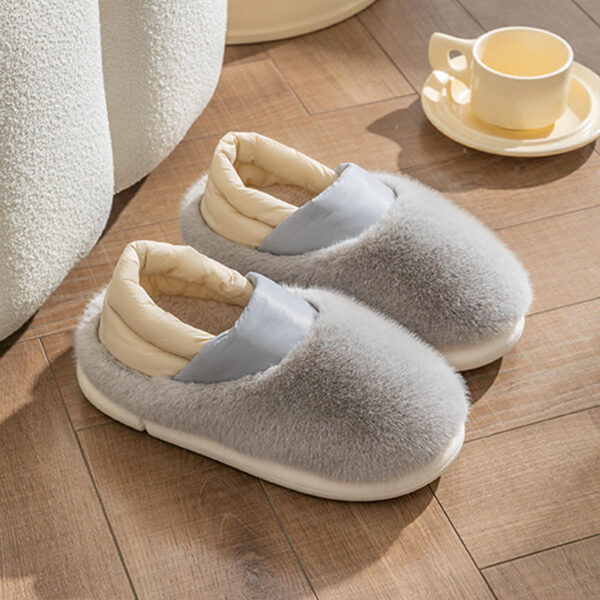 New Fashion Trend Soft Comfortable Casual Warm Plush Winter House Indoor slippers for Lady Women - Image 6