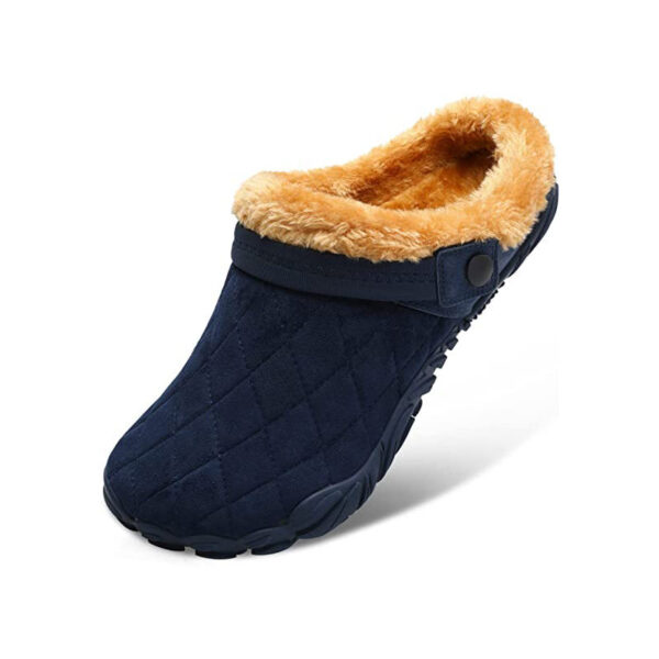 Womens Mens Furry Slides House Slippers Fuzzy Fluffy Bedroom Cozy Memory Foam Clogs Slippers - Image 7